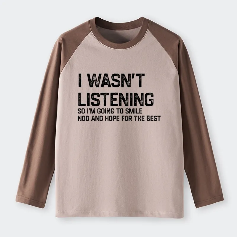 Tokyo-Tiger Indifferent To Everything Raglan Long Sleeve T-shirt