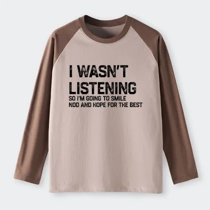 Tokyo-Tiger Indifferent To Everything Raglan Long Sleeve T-shirt