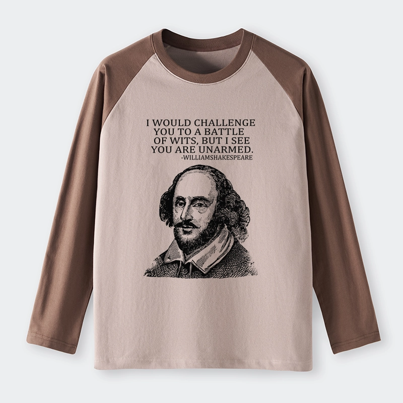 Tokyo-Tiger Your Intelligence Is Inferior To Mine Raglan Long Sleeve T-shirt