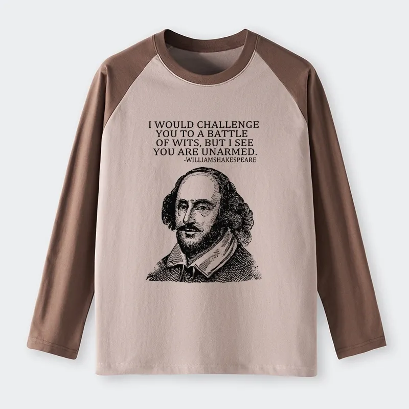 Tokyo-Tiger Your Intelligence Is Inferior To Mine Raglan Long Sleeve T-shirt