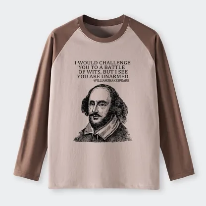 Tokyo-Tiger Your Intelligence Is Inferior To Mine Raglan Long Sleeve T-shirt