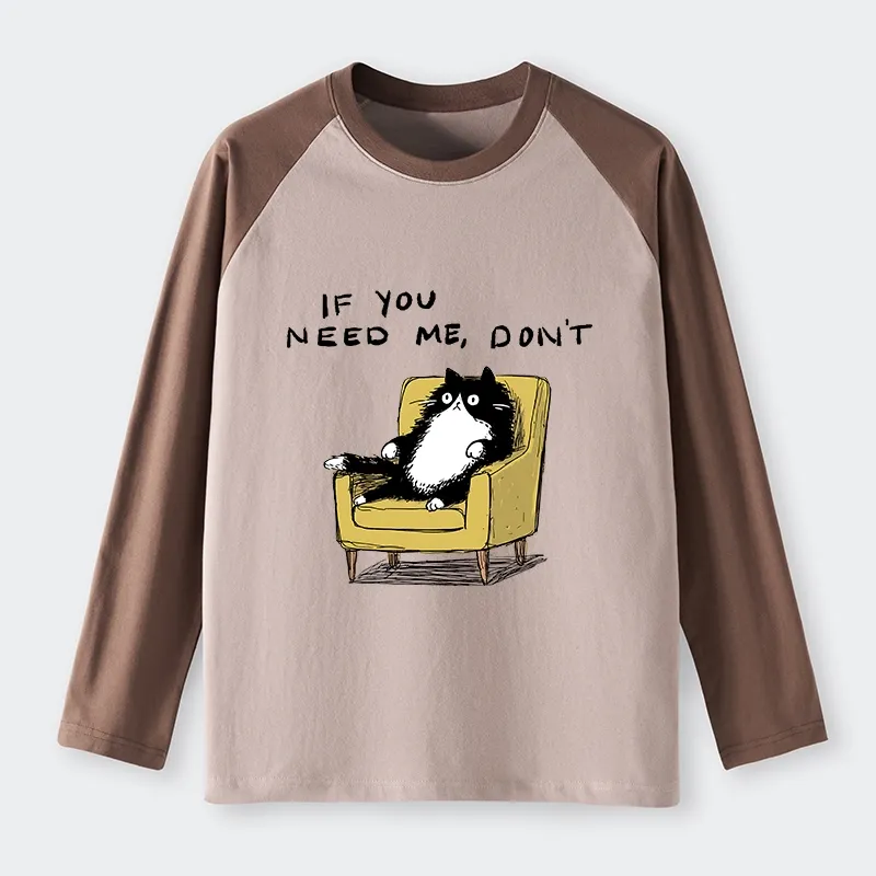 Tokyo-Tiger Unavailable Cat Raglan Long Sleeve T-shirt