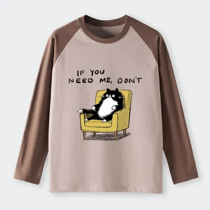 Tokyo-Tiger Unavailable Cat Raglan Long Sleeve T-shirt