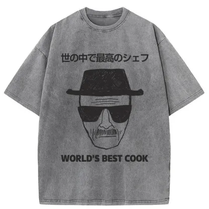 Tokyo-Tiger World's Best Cook Washed T-Shirt