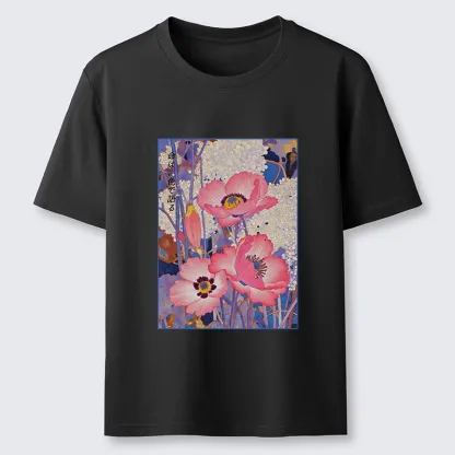 Tokyo-Tiger Vintage Japanese Poppy Art Classic T-Shirt