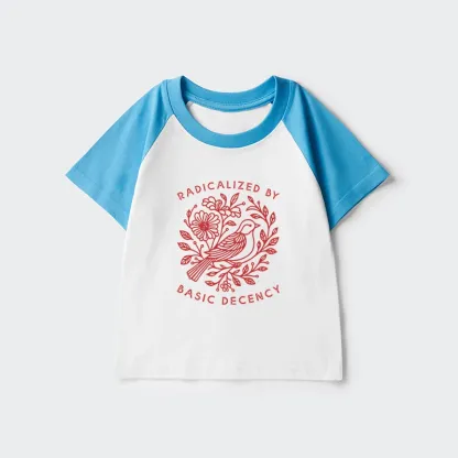 Tokyo-Tiger Pigeon That Was Moved Kids Raglan T-shirt
