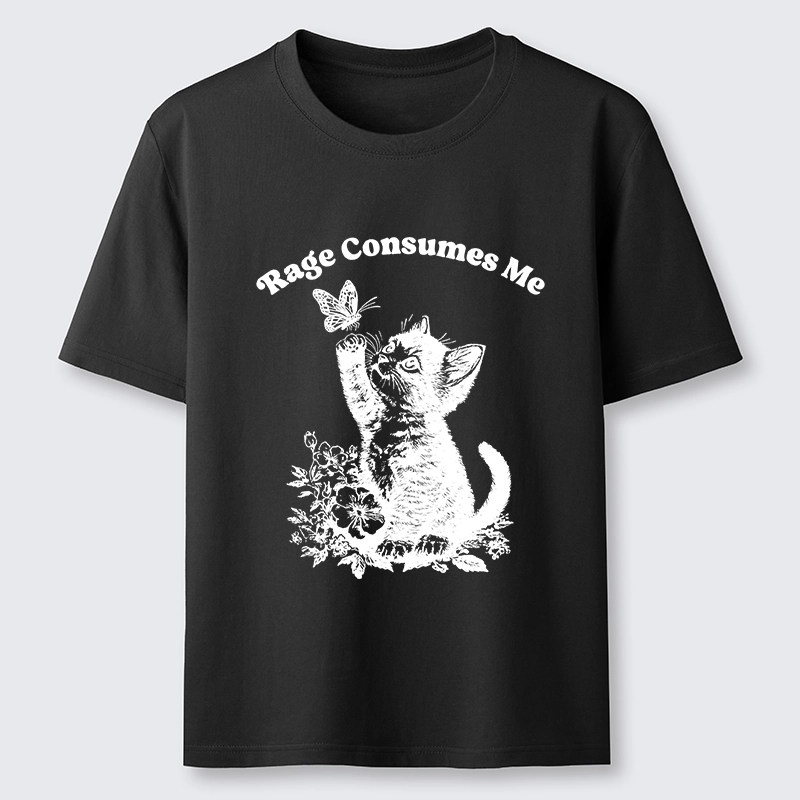 Tokyo-Tiger Rage Consumes Me Kitten Meme Classic T-Shirt