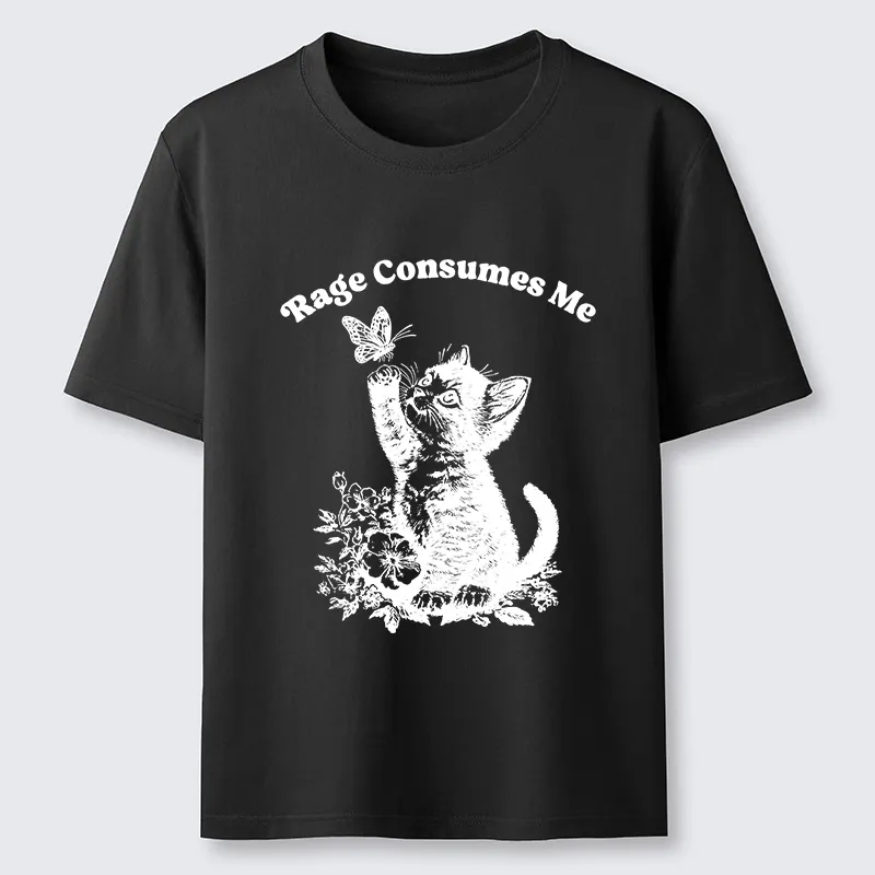 Tokyo-Tiger Rage Consumes Me Kitten Meme Classic T-Shirt