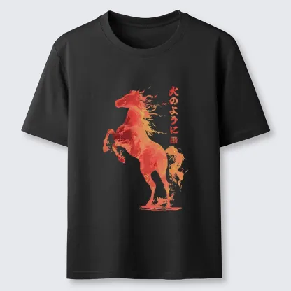 Tokyo-Tiger Fire Horse Japanese Art Classic T-Shirt