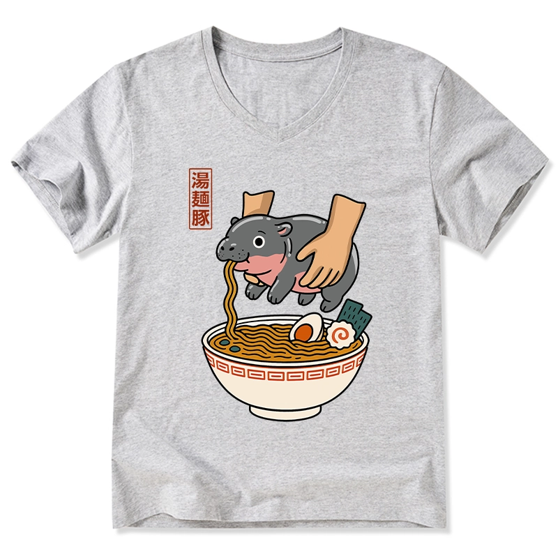 Tokyo-Tiger Noodles Got Me V-Neck Classic T-Shirt