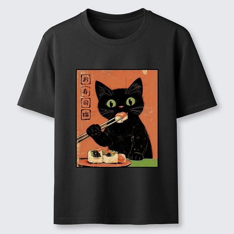 Tokyo-Tiger Japanese Style Sushi Cat Art Classic T-Shirt
