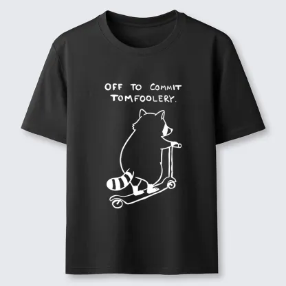 Tokyo-Tiger Scooter Raccoon Funny Meme Classic T-Shirt