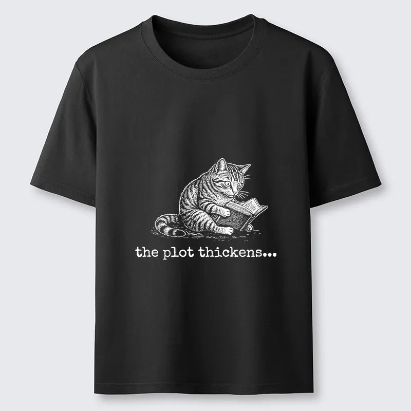 Tokyo-Tiger Meme Cat Reading Mystery Book Classic T-Shirt Sale