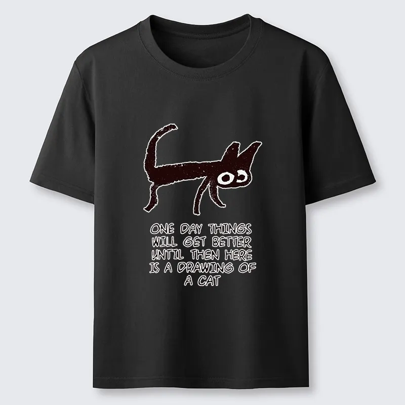 Tokyo-Tiger Cat Cheer Up Drawing Classic T-Shirt