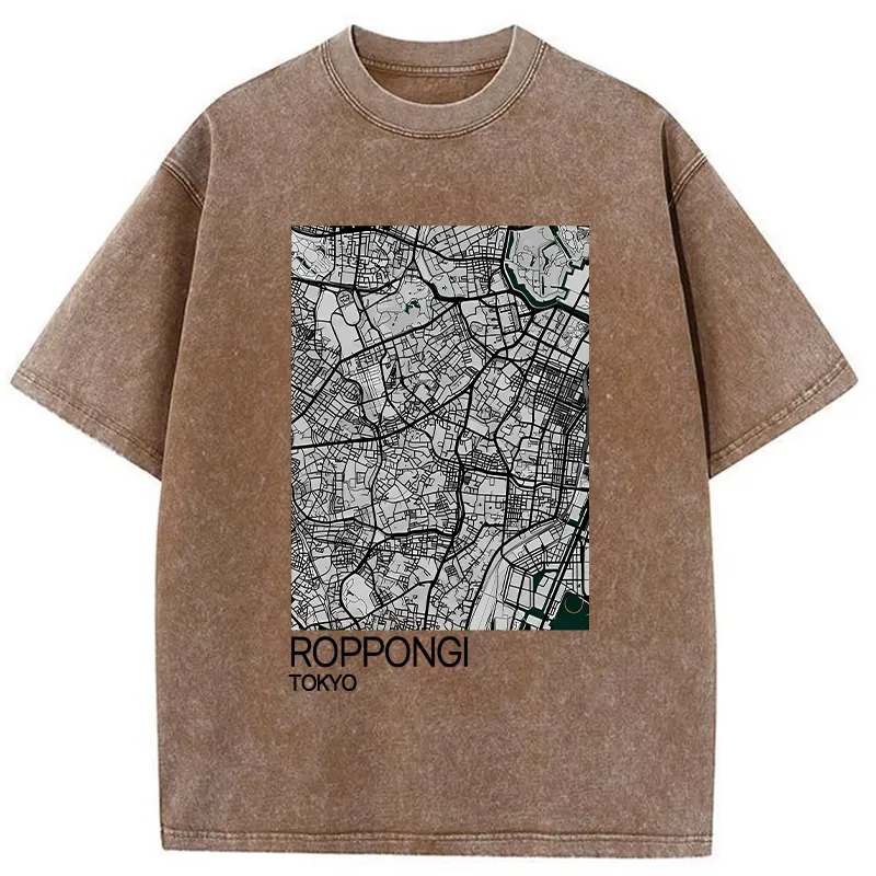 Tokyo-Tiger Roppongi Tokyo Washed T-Shirt