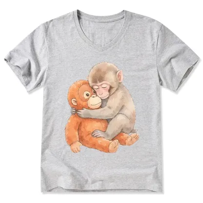 Tokyo-Tiger Poor Punch V-Neck Classic T-Shirt