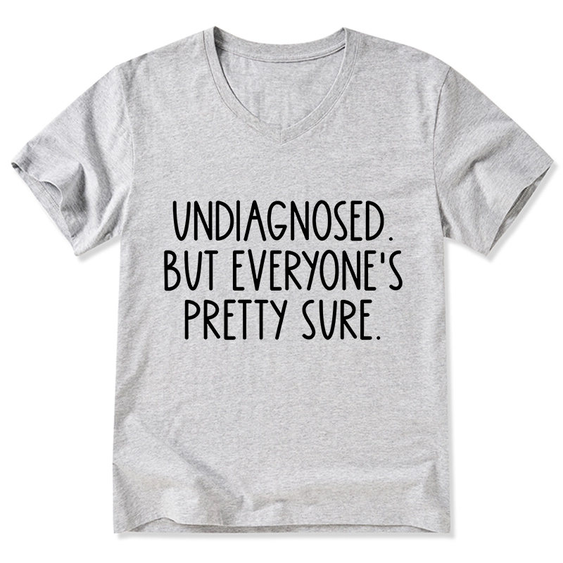 Tokyo-Tiger Self-diagnosed Illness Funny V-Neck Classic T-Shirt