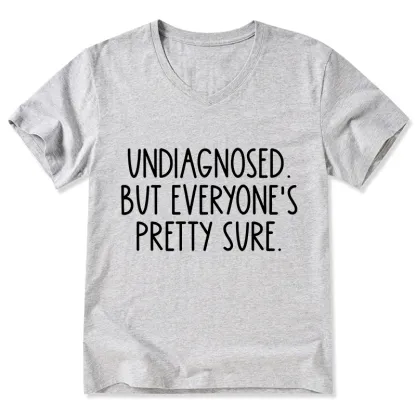 Tokyo-Tiger Self-diagnosed Illness Funny V-Neck Classic T-Shirt