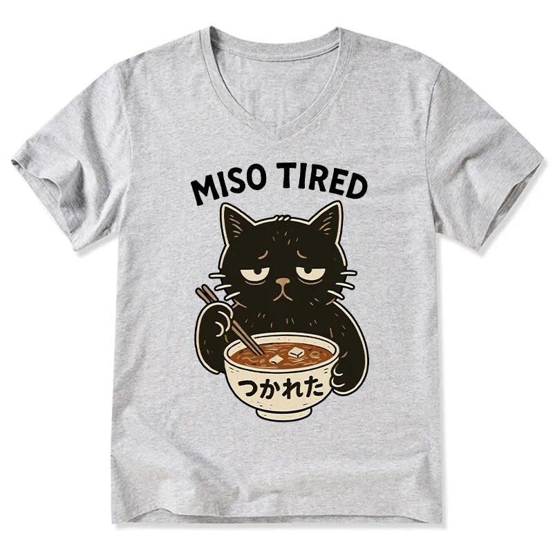Tokyo-Tiger I’m So Tired V-Neck Classic T-Shirt