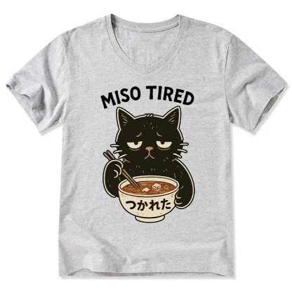 Tokyo-Tiger I’m So Tired V-Neck Classic T-Shirt