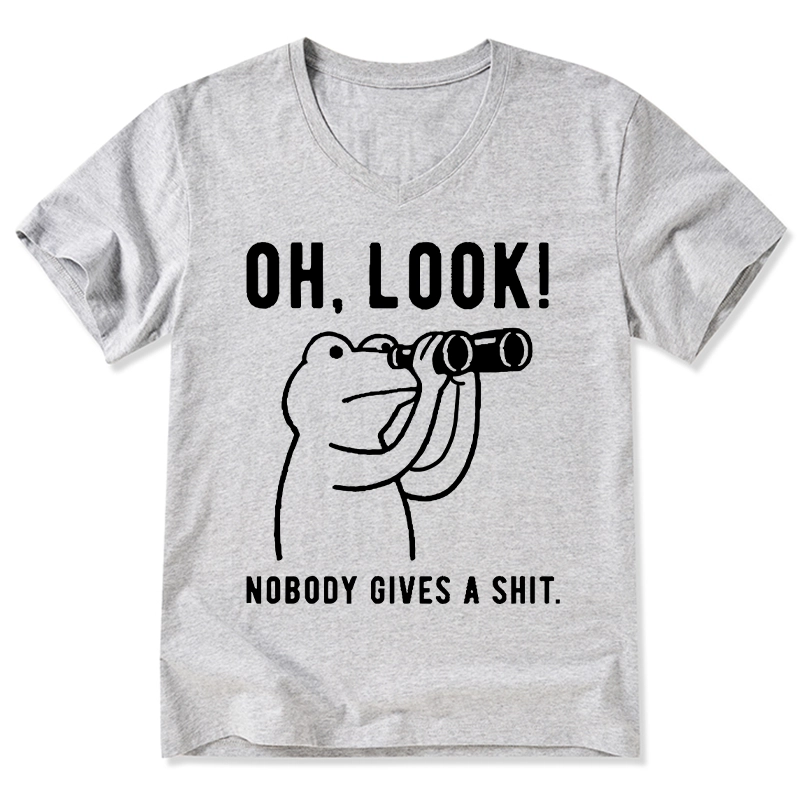 Tokyo-Tiger Frog of Indifference V-Neck Classic T-Shirt