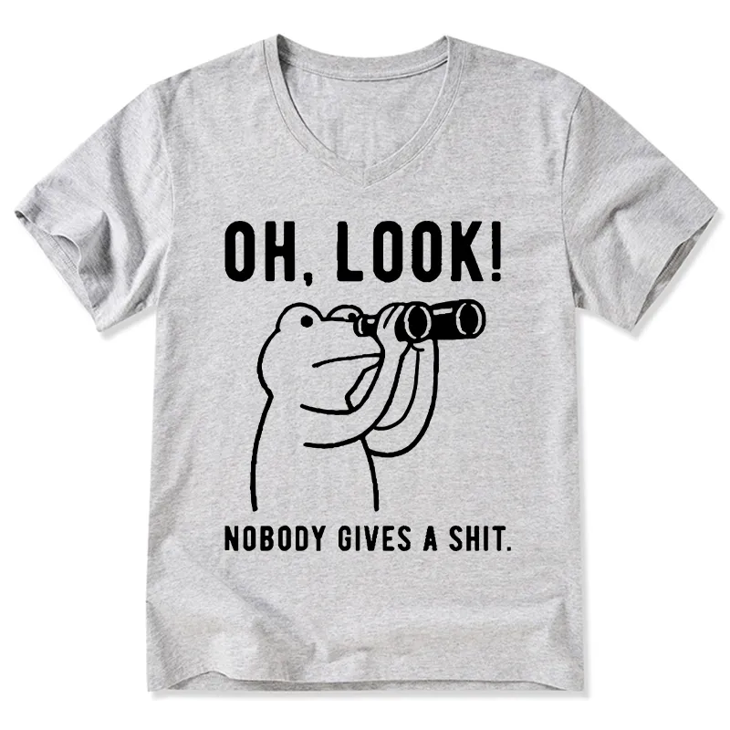 Tokyo-Tiger Frog of Indifference V-Neck Classic T-Shirt