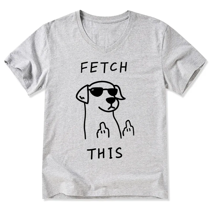 Tokyo-Tiger Rebellious Dog V-Neck Classic T-Shirt