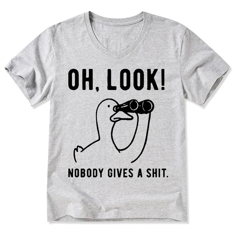 Tokyo-Tiger No One Cares About The Duck V-Neck Classic T-Shirt