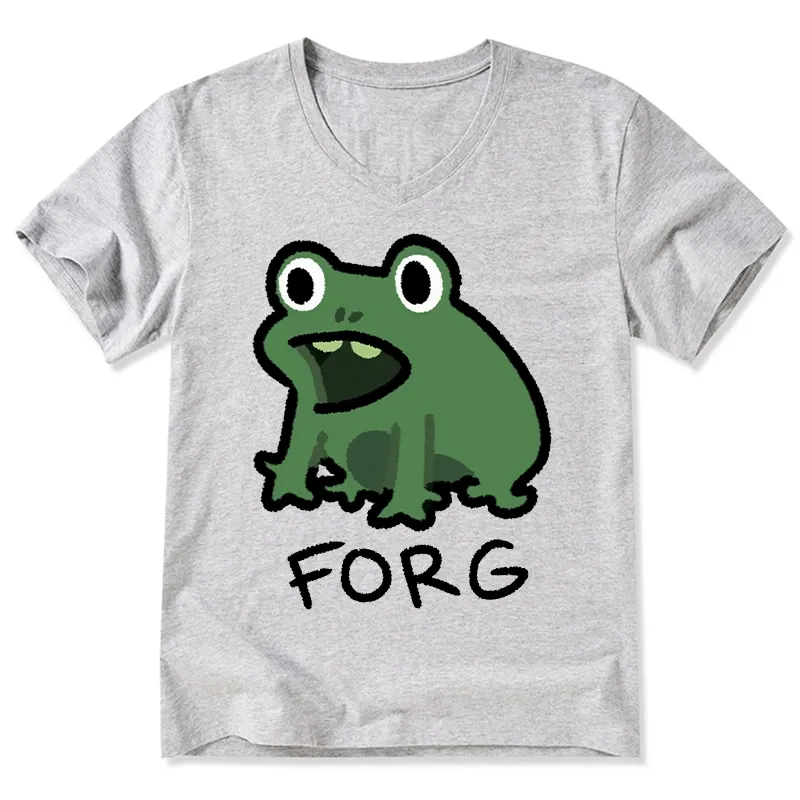 Tokyo-Tiger Funny Forg Japan V-Neck Classic T-Shirt