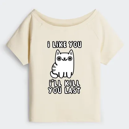 Tokyo-Tiger Cats And Humans Have A Love-hate Relationship Off Shoulder T-Shirt