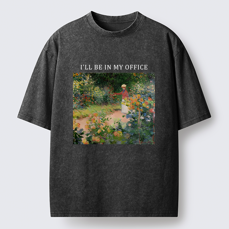 Tokyo-Tiger Planting enthusiasts Washed T-Shirt