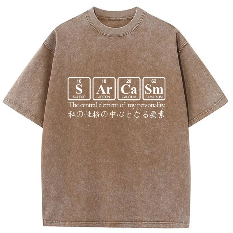 Tokyo-Tiger Sarcasm Funny Essential Washed T-Shirt