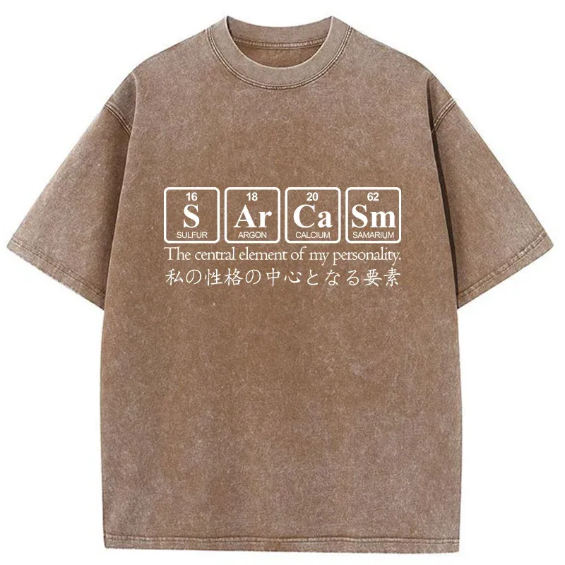 Tokyo-Tiger Sarcasm Funny Essential Washed T-Shirt