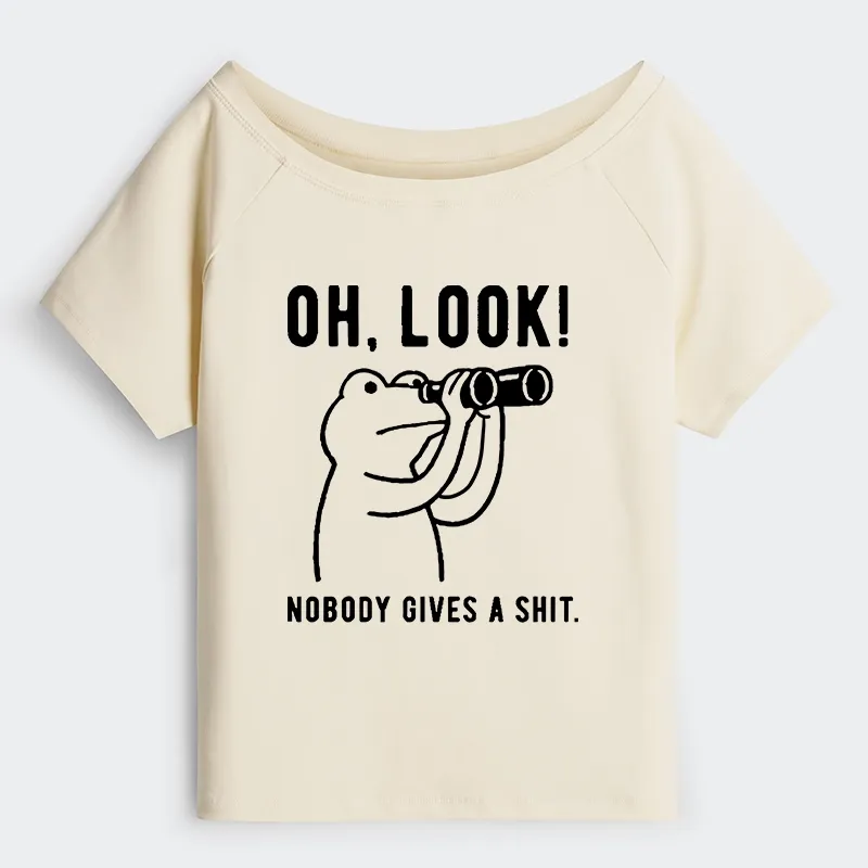 Tokyo-Tiger Frog of Indifference Off Shoulder T-Shirt