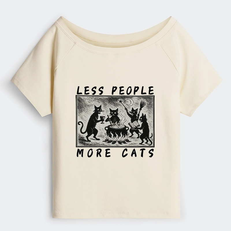 Tokyo-Tiger Cat Sacrifice Ceremony Off Shoulder T-Shirt