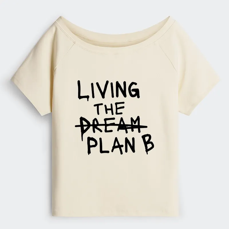 Tokyo-Tiger Implement Plan B Off Shoulder T-Shirt