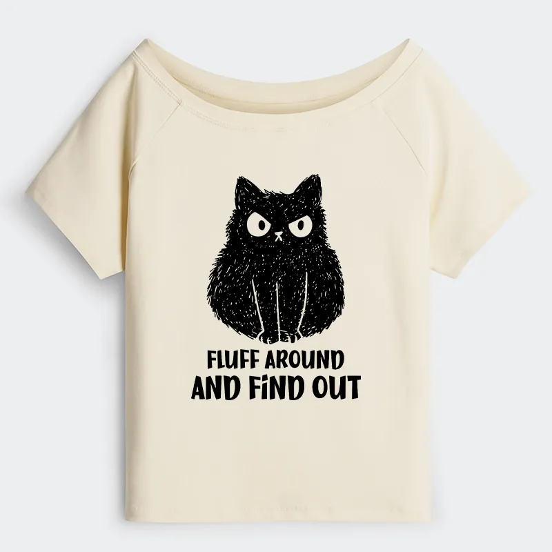 Tokyo-Tiger Consequences Of Fooling Around Off Shoulder T-Shirt