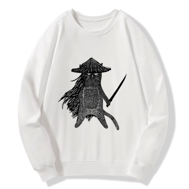 Tokyo-Tiger Japanese Samurai Cat Sweatshirt Sale