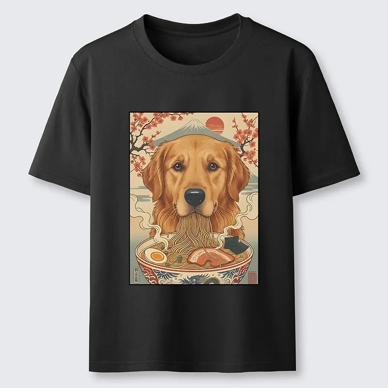Tokyo-Tiger Japanese Style Dog Ramen Meme Classic T-Shirt