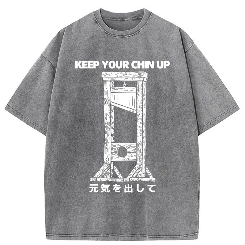 Tokyo-Tiger Keep Your Chin Up Washed T-Shirt