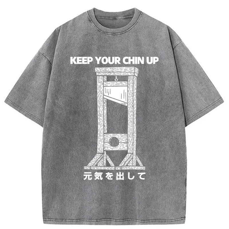 Tokyo-Tiger Keep Your Chin Up Washed T-Shirt