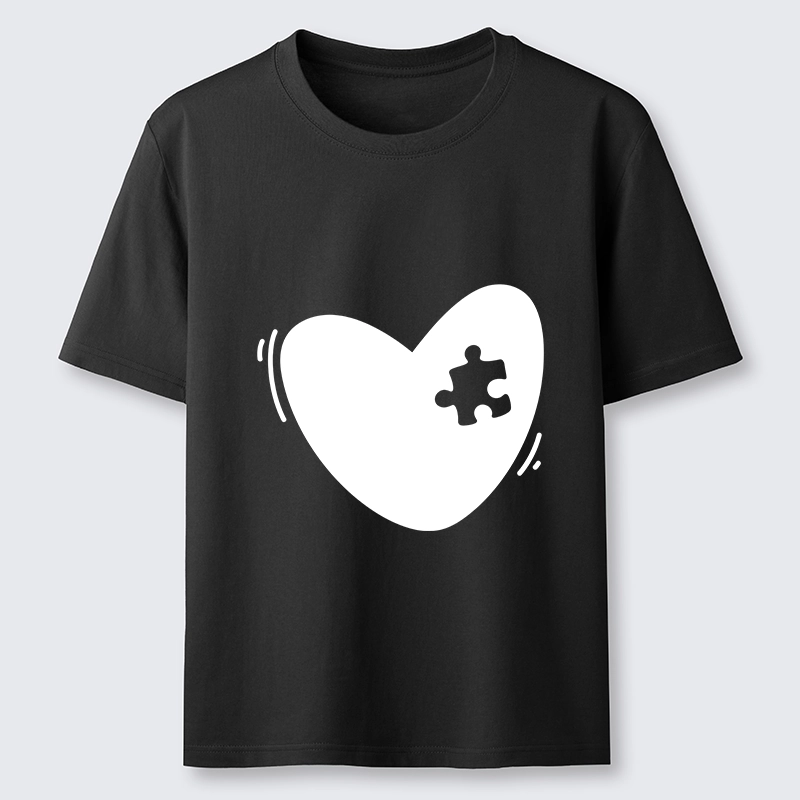 Tokyo-Tiger Cute Heart Puzzle Classic T-Shirt