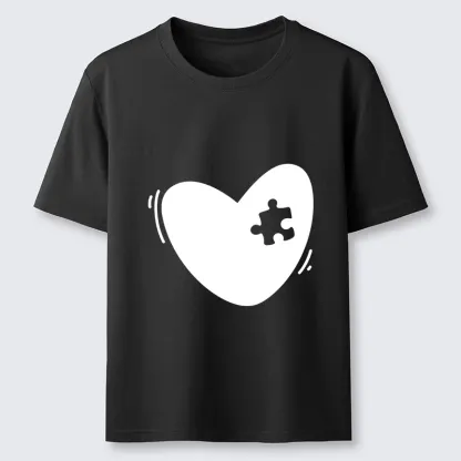 Tokyo-Tiger Cute Heart Puzzle Classic T-Shirt