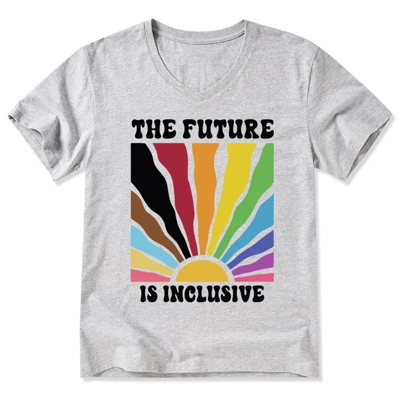 Tokyo-Tiger Pride Future Is Inclusive V-Neck Classic T-Shirt