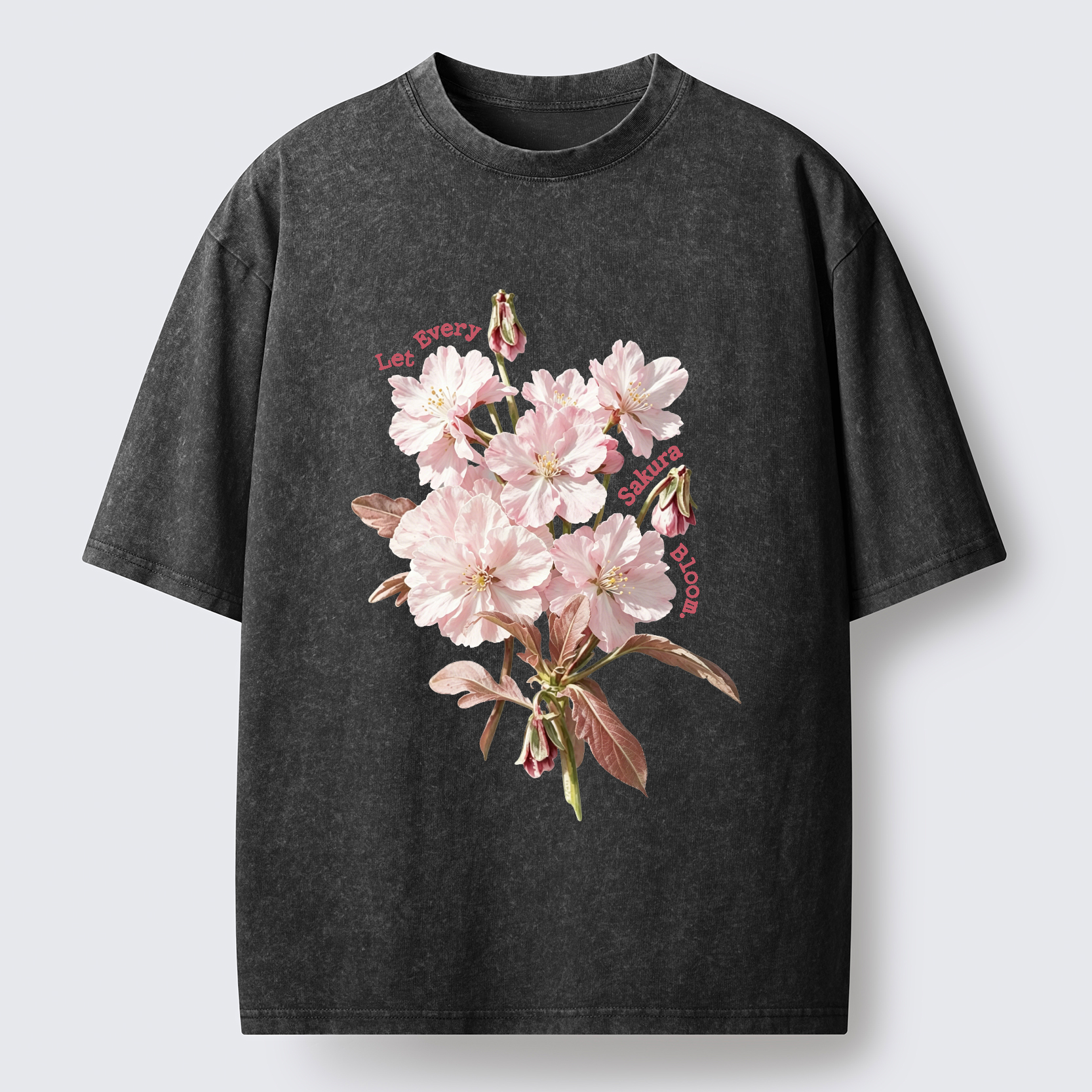 Tokyo-Tiger Let Every Sakura Bloom Washed T-Shirt