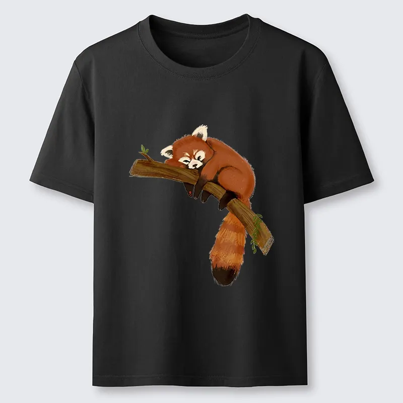 Tokyo-Tiger Cute Red Panda Sleepy Time Classic T-Shirt