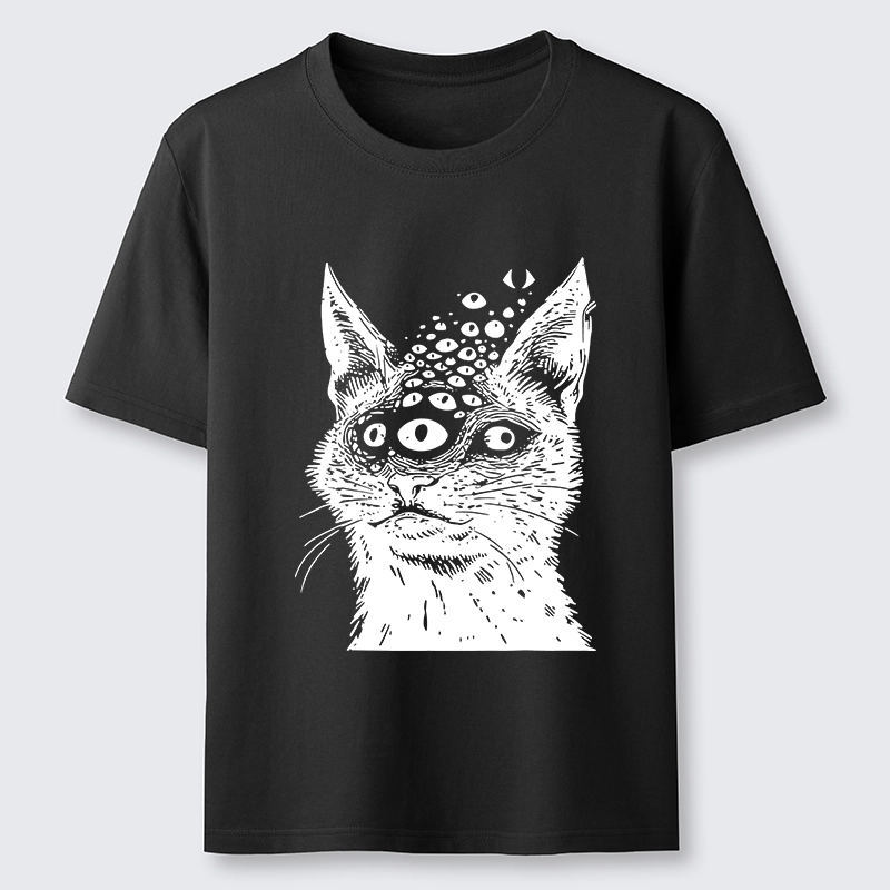 Tokyo-Tiger Trippy Cat Third Eye Meme Classic T-Shirt