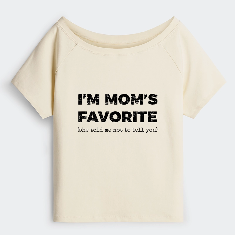 Tokyo-Tiger Mother's Day Jokes Off Shoulder T-Shirt