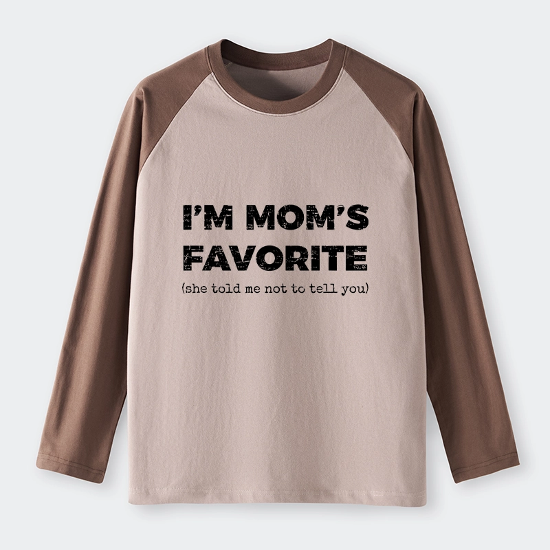 Tokyo-Tiger Mother's Day Jokes Raglan Long Sleeve T-shirt