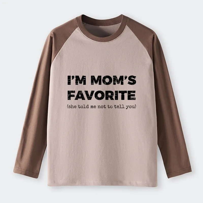 Tokyo-Tiger Mother's Day Jokes Raglan Long Sleeve T-shirt